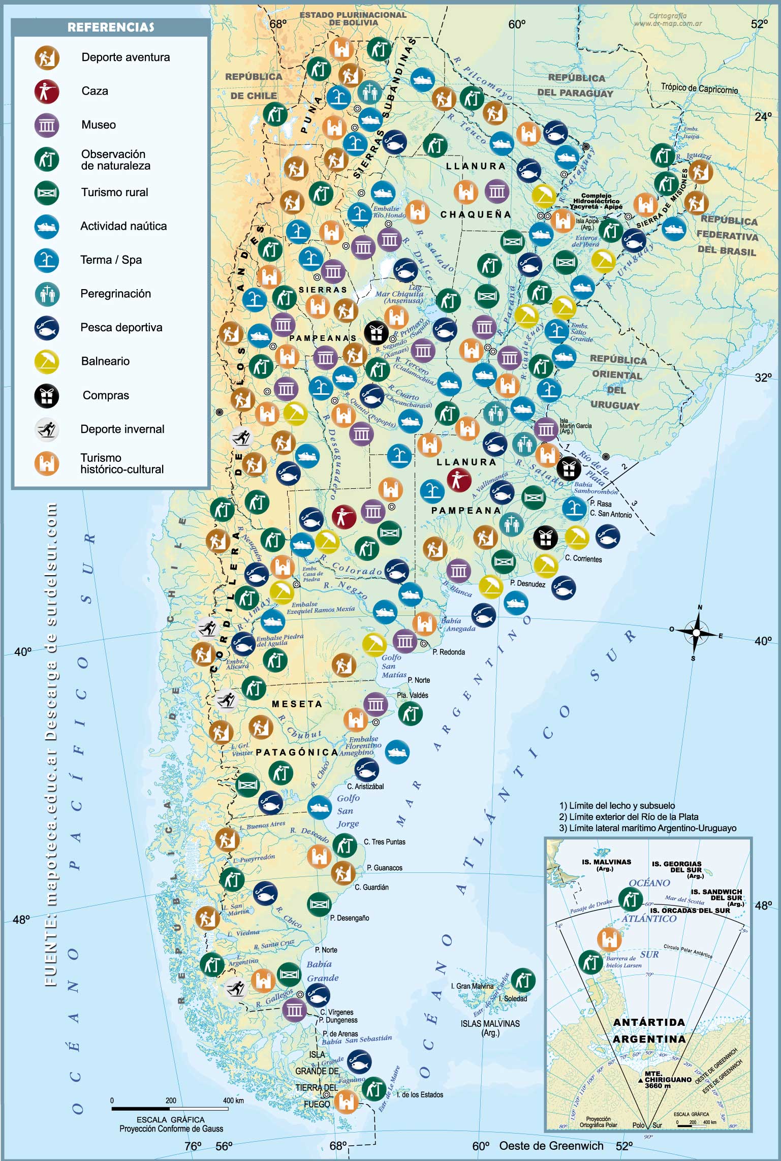 mapa turistico